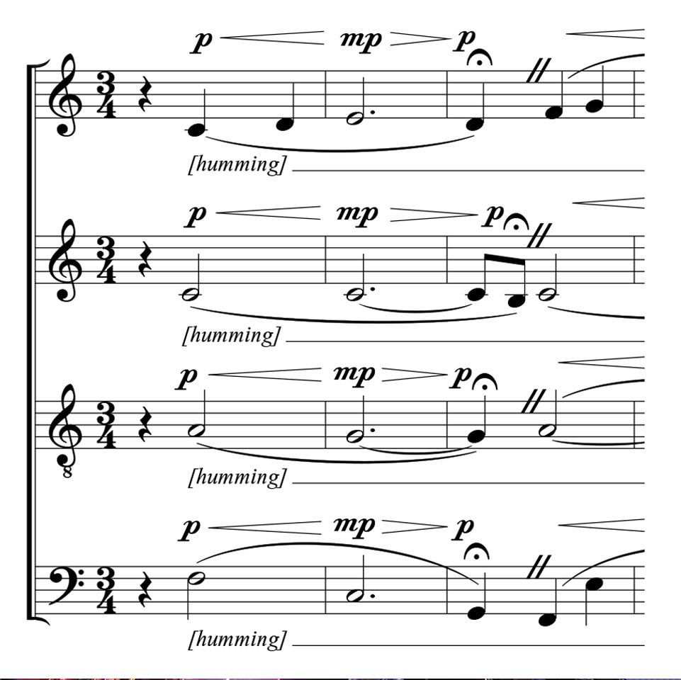 Sheet of music