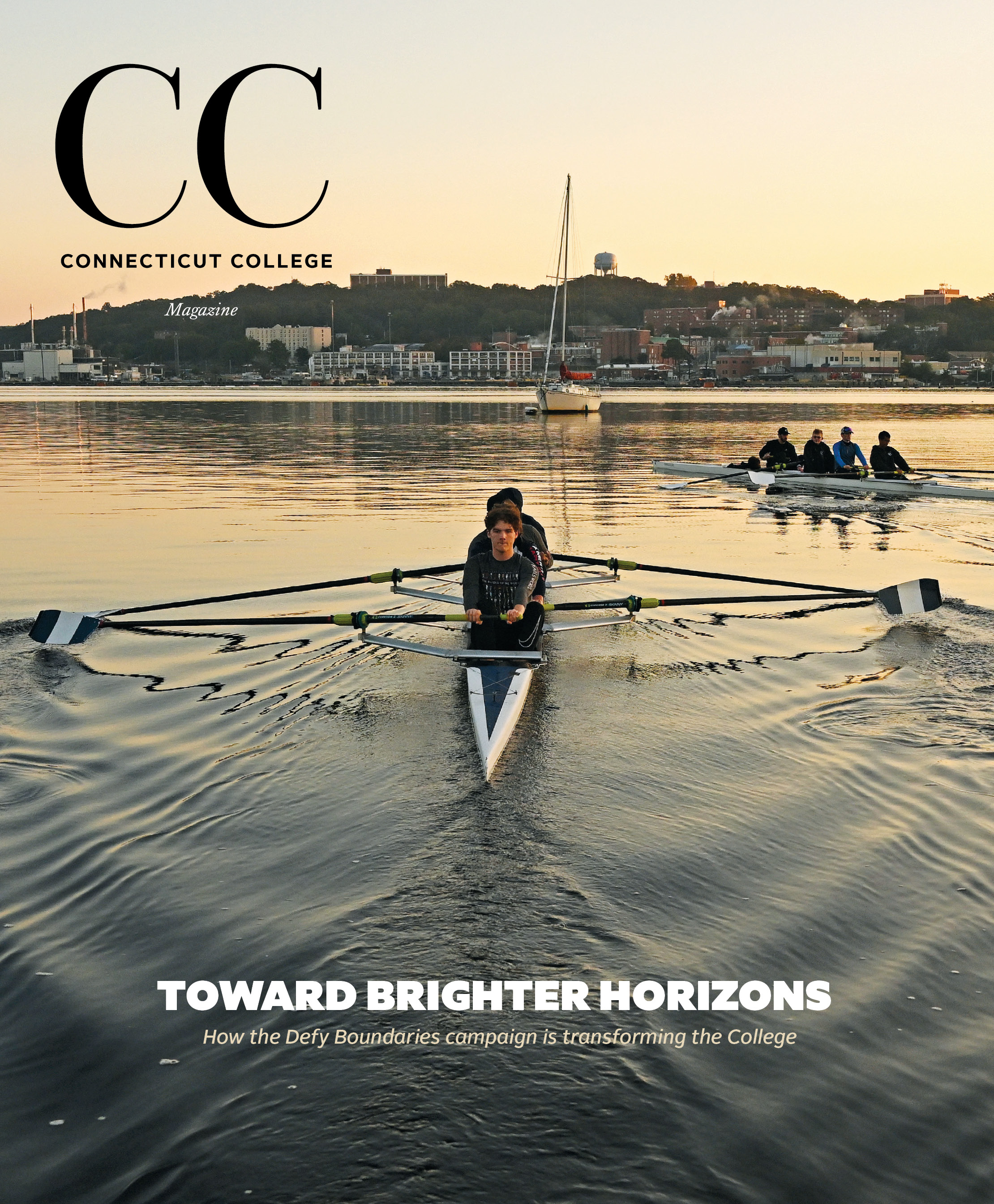 Image of rowers on the Thames at dawn