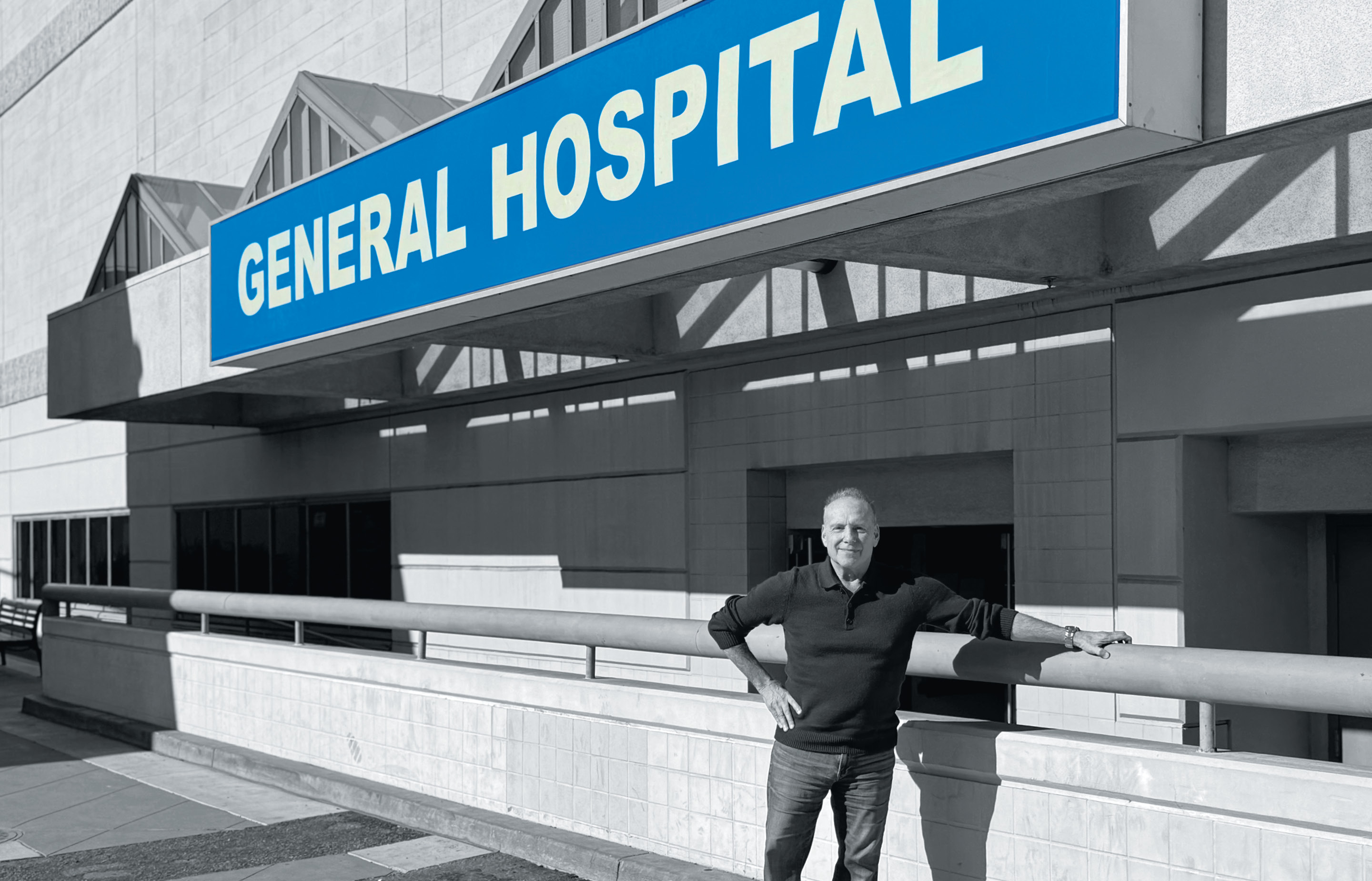 Photo of Casting Director Mark Teschner ’79 outside of General Hospital