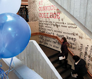 library stairs