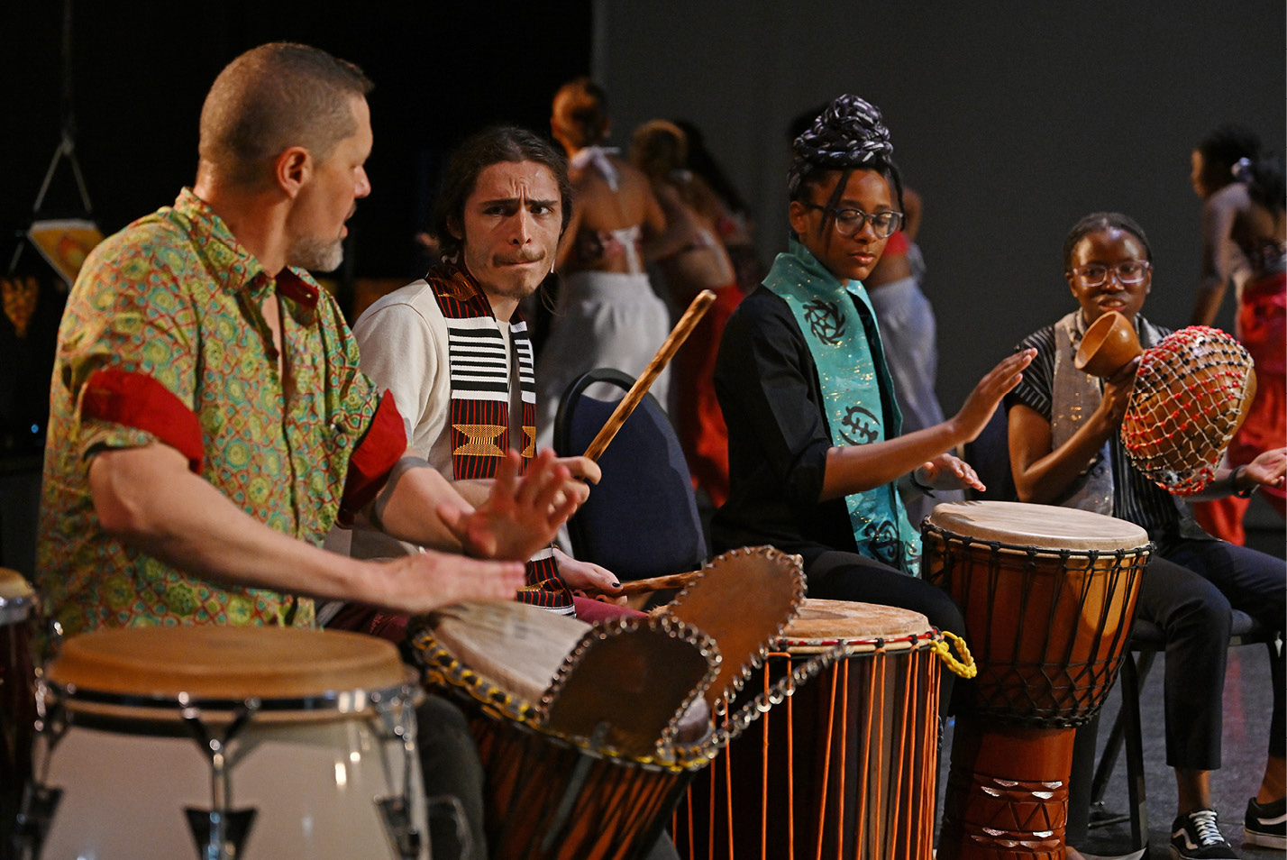 Conn's Department of Dance and Department of Africana Studies’ Ghana TRIP Course presents an Afternoon of West African Dance.